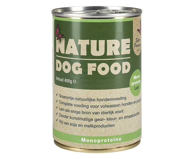 Nature Dog Food lam blik