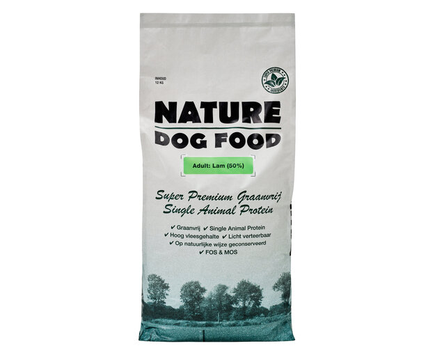 Nature-dog-food-hondenvoer-lam-zak